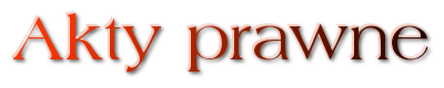 akty prawne